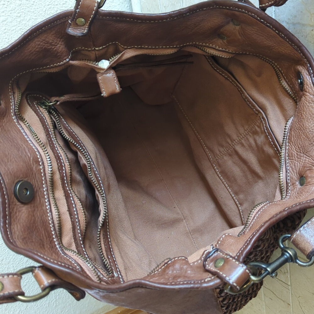 Sundance Woven Leather Bag - Picture 8 of 10